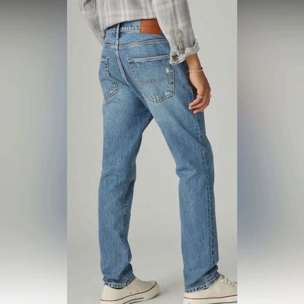 Lucky Brand Men's 410 Athletic Straight Hemp Jean 30 x 30 Style 7M13553 Drake
